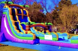 19ft Dual Lane Racer Paradise Plunge with Deep Pool