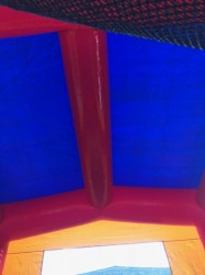 15ft x 15ft Extra Large Multi Colored Bounce House