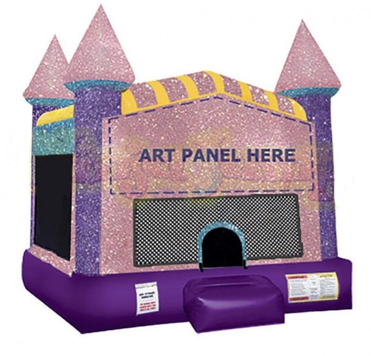 15ft. x 15ft. Extra Large Sparkling Castle Bounce House