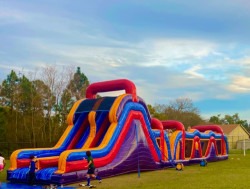 70ft. Marble Mania Double Lane Obstacle Course