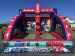 Double Lane Interactive Football Toss