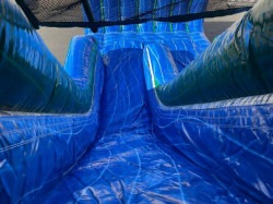 48ft Blue Crush Double Lane Obstacle Course (Dry)