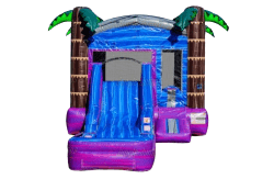 Aloha Bounce House Waterslide Combo- Deep Pool