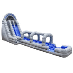 22ft Roaring River Dual Lane Racer w Slip N Slide-Deep Pool