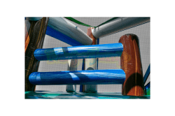 Blue Crush Ultimate 5 N 1 Bounce House, Slide Interactive Combo (XL)