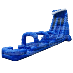 27ft Dual Lane Blue Crush + Slip N Slide